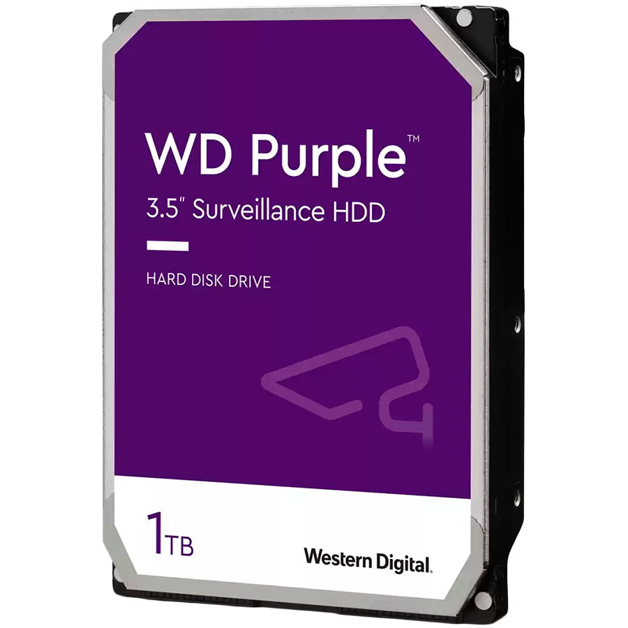 HDD AV WD Purple (3.5'', 1TB, 64MB, 5400 RPM, SATA 6 Gb/s) HDD AV WD Purple (3.5'', 1TB, 64MB, 5400 RPM, SATA 6 Gb/s) - Image 1