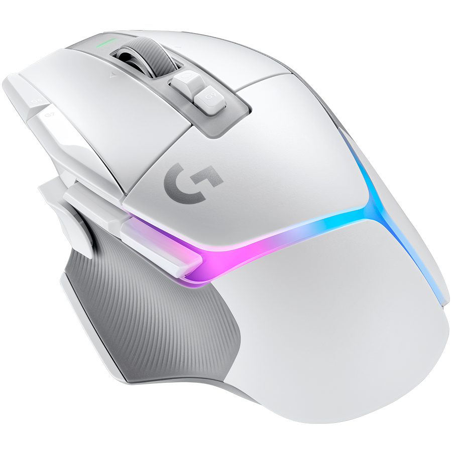 LOGITECH G502 X PLUS LIGHTSPEED RGB Wireless Gaming Mouse - WHITE/PREMIUM - EER2 LOGITECH G502 X PLUS LIGHTSPEED RGB Wireless Gaming Mouse - WHITE/PREMIUM - EER2 - Image 1