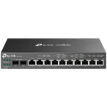 TP-Link ER7212PC Omada Gigabit VPN Router with PoE+ Ports and Controller Ability, 2× G SFP WAN/LAN Port, 1× G RJ45 WAN Port, 1× G RJ45 WAN/LAN Ports, 8× G PoE+ RJ45 LAN ports, 802.3at/af, 110 W PoE Power, 3-in-1 (Router, PoE+ Switch, Controller)