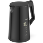 AENO Electric Kettle EK7S Smart: 1850-2200W, 1.7L, Strix, Double-walls, Temperature Control, Keep warm Function, Control via Wi-Fi, LED-display, Non-heating body, Auto Power Off, Dry tank Protection