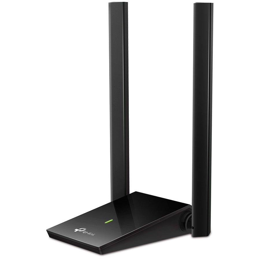 TP-Link Archer T4U PLUS AC1300 High Gain Dual Band Wi-Fi USB Adapter, 867 Mbps at 5 GHz + 400 Mbps at 2.4 GHz, 2× High Gain External Antennas, USB 3.0, Extension Cable, MU-MIMO TP-Link Archer T4U PLUS AC1300 High Gain Dual Band Wi-Fi USB Adapter, 867 Mbps at 5 GHz + 400 Mbps at 2.4 GHz, 2× High Gain External Antennas, USB 3.0, Extension Cable, MU-MIMO - Image 1