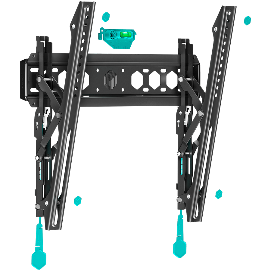 ONKRON Tilting TV Wall Mount for 35 to 65-inch Flat Panel TVs Digital Panels 60 kg TM5 Black ONKRON Tilting TV Wall Mount for 35 to 65-inch Flat Panel TVs Digital Panels 60 kg TM5 Black - Image 1