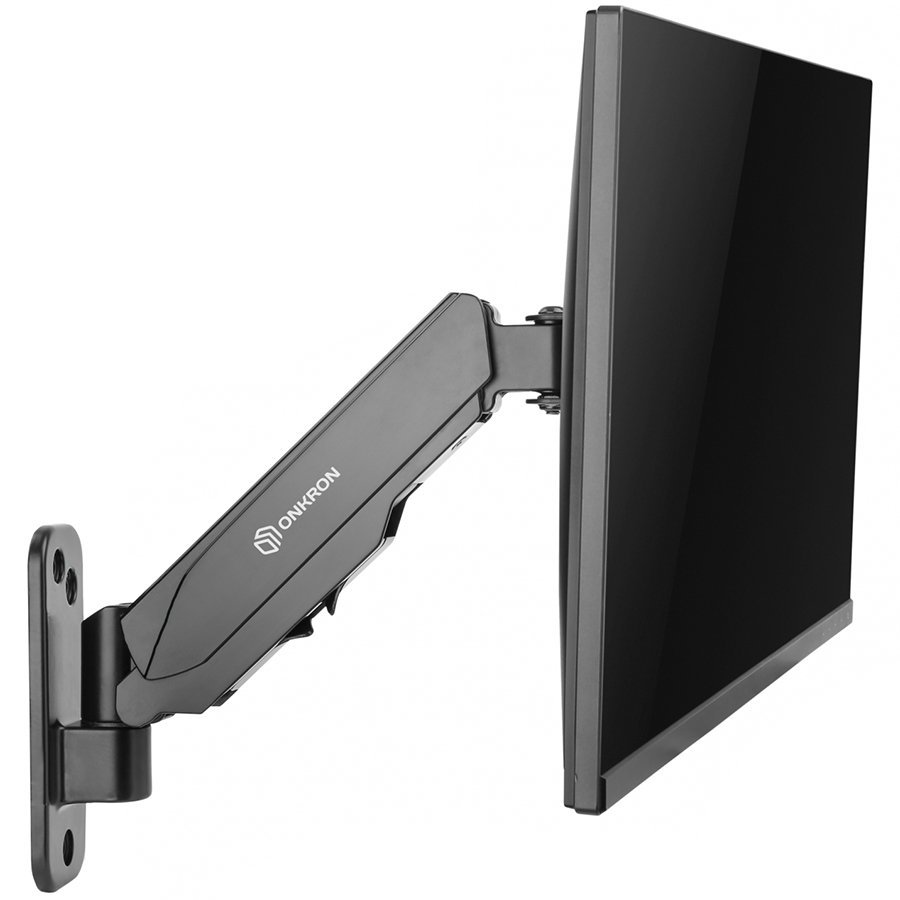 ONKRON TV Monitor Wall Mount Bracket for 13” – 34” Screens Full Motion with Gas Spring, Black ONKRON TV Monitor Wall Mount Bracket for 13” – 34” Screens Full Motion with Gas Spring, Black - Image 1