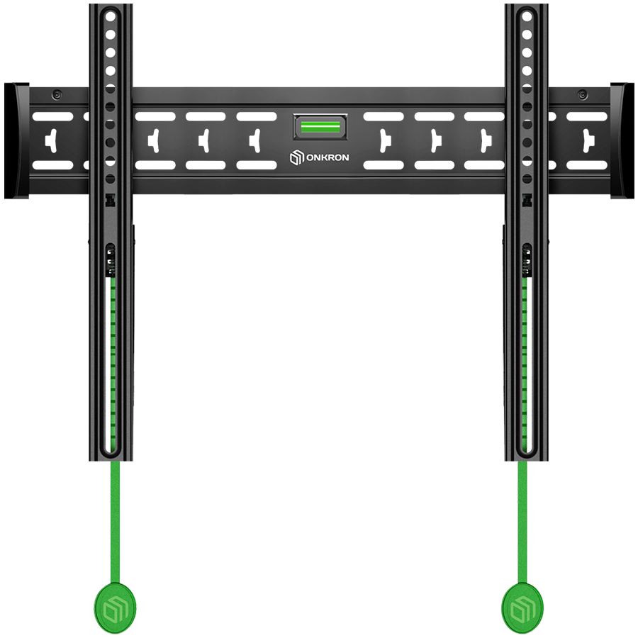 ONKRON Fixed TV Wall Mount for 43 to 85-inch Flat Panel TVs Digital Panels 68,2 kg, Black ONKRON Fixed TV Wall Mount for 43 to 85-inch Flat Panel TVs Digital Panels 68,2 kg, Black - Image 1