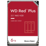 HDD NAS WD Red Plus (3.5'', 6TB, 256MB, 5400 RPM, SATA 6 Gb/s)
