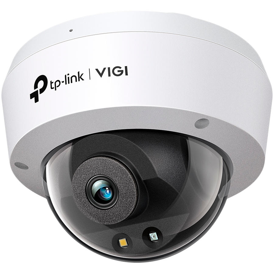TP-Link VIGI C240(4mm) 4MP Full-Color Dome Network Camera, H.265+/H.265/H.264+/H.264, 1/3"" Progressive Scan CMOS, Color/0.005 Lux@F1.6, 0 Lux with IR/White Light, 25fps/30fps, PoE/12V DC, 4 mm Fixed Lens, IK10, IP67, IR Night Vision(Up to 30m) TP-Link VIGI C240(4mm) 4MP Full-Color Dome Network Camera, H.265+/H.265/H.264+/H.264, 1/3"" Progressive Scan CMOS, Color/0.005 Lux@F1.6, 0 Lux with IR/White Light, 25fps/30fps, PoE/12V DC, 4 mm Fixed Lens, IK10, IP67, IR Night Vision(Up to 30m) - Image 1