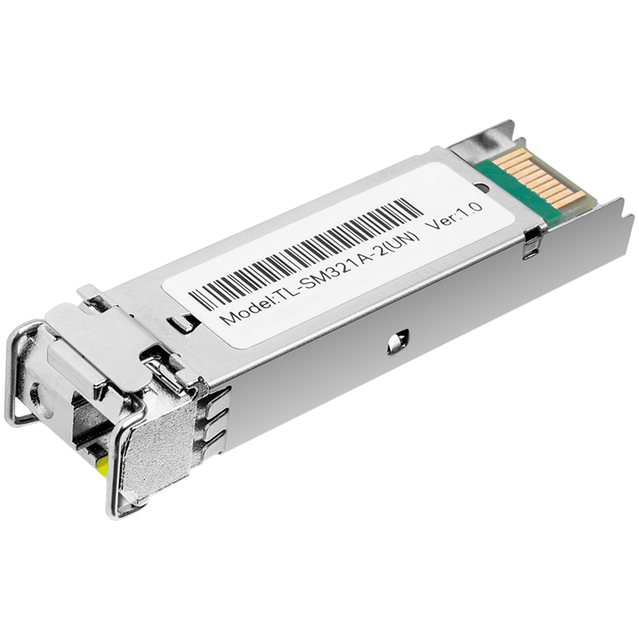 TP-Link TL-SM321A 1000Base-BX WDM Bi-Directional SFP Module, LC connector, TX:1550nm/RX:1310nm, single-mode, 20km, Supports Digital Diagnostic Monitoring (DDM), Hot-swappable, Works in pair with TL-SM321B TP-Link TL-SM321A 1000Base-BX WDM Bi-Directional SFP Module, LC connector, TX:1550nm/RX:1310nm, single-mode, 20km, Supports Digital Diagnostic Monitoring (DDM), Hot-swappable, Works in pair with TL-SM321B - Image 1