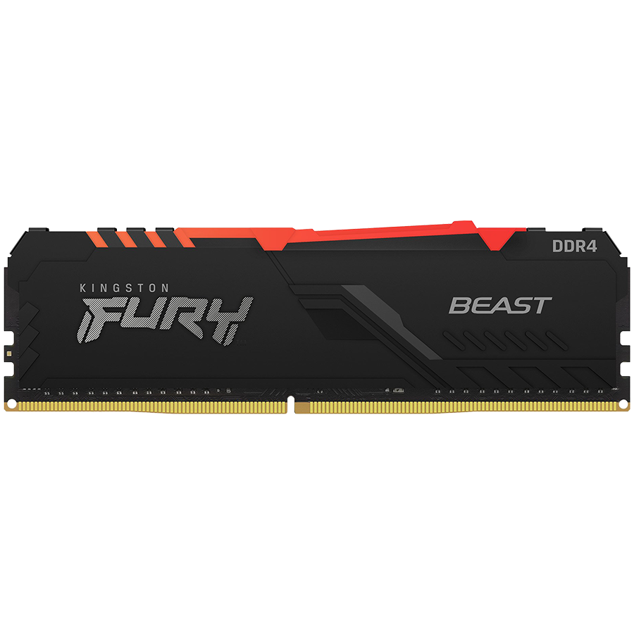 Kingston 32GB 3200MT/s DDR4 CL16 DIMM FURY Beast RGB Kingston 32GB 3200MT/s DDR4 CL16 DIMM FURY Beast RGB - Image 1