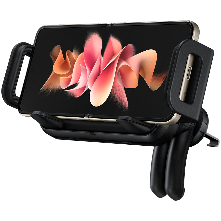 Samsung Galaxy Wireless 9W Car Charger for Z Fold/Z Flip, Black Samsung Galaxy Wireless 9W Car Charger for Z Fold/Z Flip, Black - Image 1