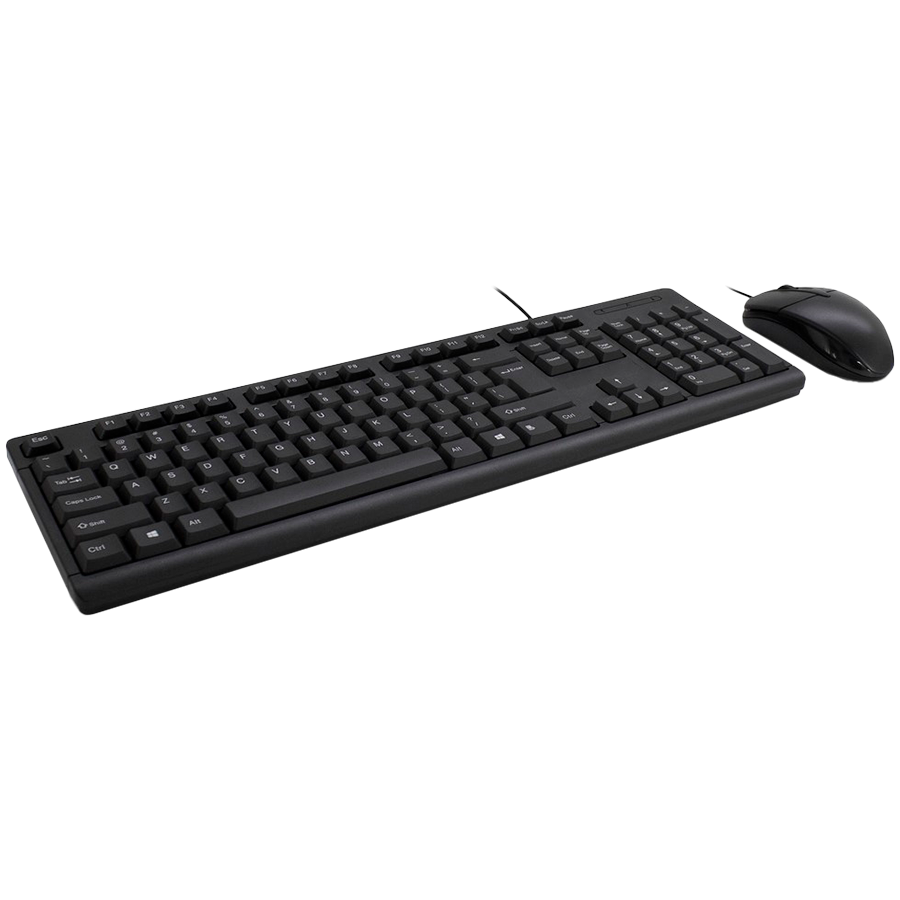 Inter-tech Tastatura i Miš Set, AC KB-101SC, Žičana, BOS-HRV-SLV-SRB Inter-tech Tastatura i Miš Set, AC KB-101SC, Žičana, BOS-HRV-SLV-SRB - Image 1