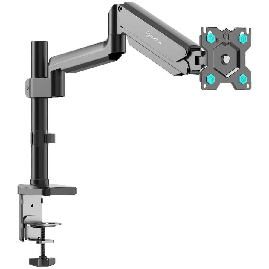 ONKRON Single Monitor Desk Mount for 13'' to 34" LCD LED Screens up to 12kg, Black. ONKRON Single Monitor Desk Mount for 13'' to 34" LCD LED Screens up to 12kg, Black. - Image 1