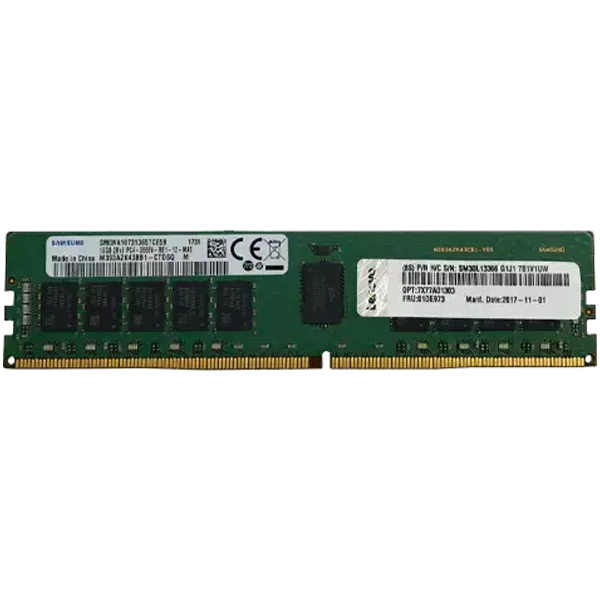 Lenovo ThinkSystem 32GB TruDDR4 3200MHz (2Rx8, 1.2V) ECC UDIMM za ST50 v2; ST250 v2; SR250 v2; Lenovo ThinkSystem 32GB TruDDR4 3200MHz (2Rx8, 1.2V) ECC UDIMM za ST50 v2; ST250 v2; SR250 v2; - Image 1