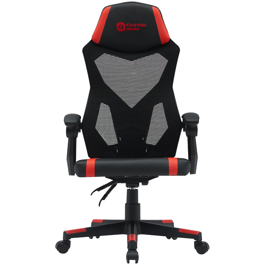 CANYON gaming chair Flow MCH01 Mesh Black Red CANYON gaming chair Flow MCH01 Mesh Black Red - Image 1