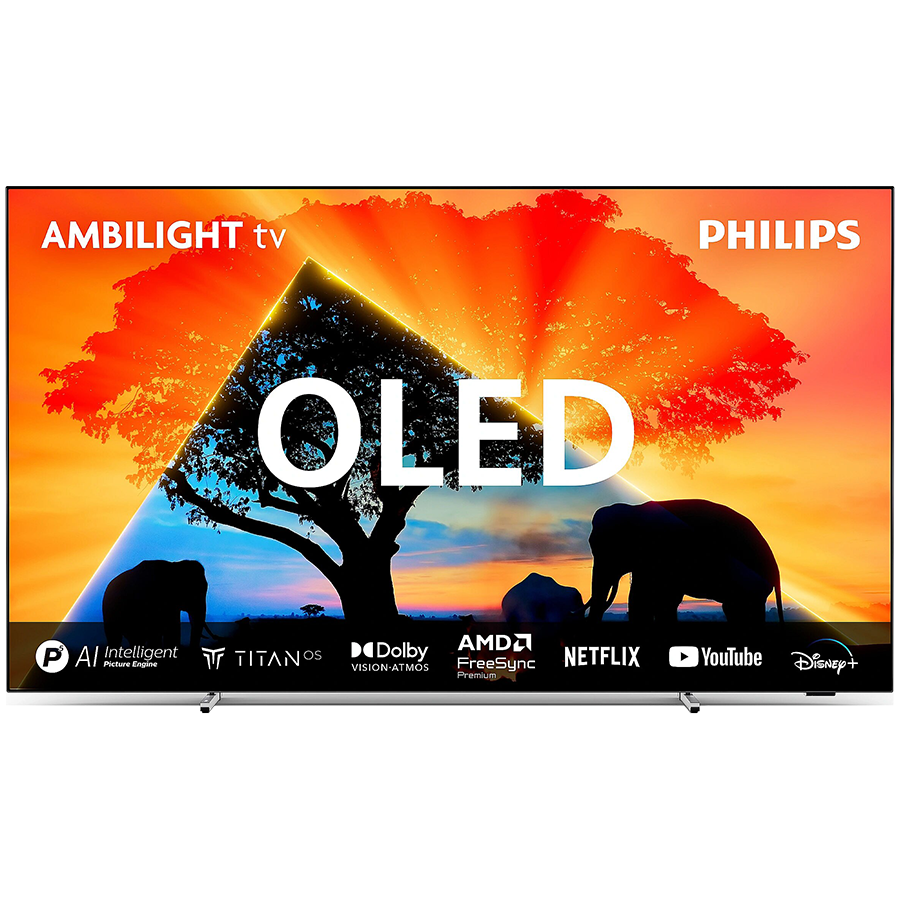 Philips 55'OLED769 4K Smart Titan OS Ambilight s 3 strane; 2.1 HDMI ; P5 procesor AI perfect; panel 120 HZ Philips 55'OLED769 4K Smart Titan OS Ambilight s 3 strane; 2.1 HDMI ; P5 procesor AI perfect; panel 120 HZ - Image 1