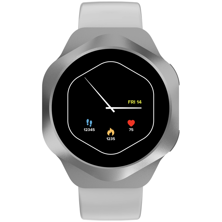CANYON Smart Watch Hexagon 88 BT-CALL Silver CANYON Smart Watch Hexagon 88 BT-CALL Silver - Image 1