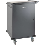 Eaton Tripplite Multi-Device Charging Cart, 36 AC Outlets, Chromebooks and Laptops, 230V, Schuko Black, 2yr warranty