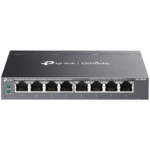 Omada 8-Port Gigabit Desktop Switch with  8-Port PoE+  8× Gigabit PoE+ Ports 802.3af/at, 64 W PoE Power, Desktop Steel Case Plug and Play
