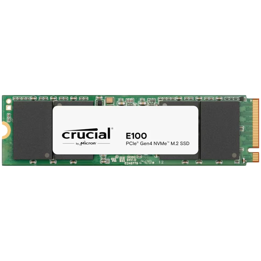 Crucial E100 1TB PCIe Gen4 2280 NVMe M.2 SSD Crucial E100 1TB PCIe Gen4 2280 NVMe M.2 SSD - Image 1