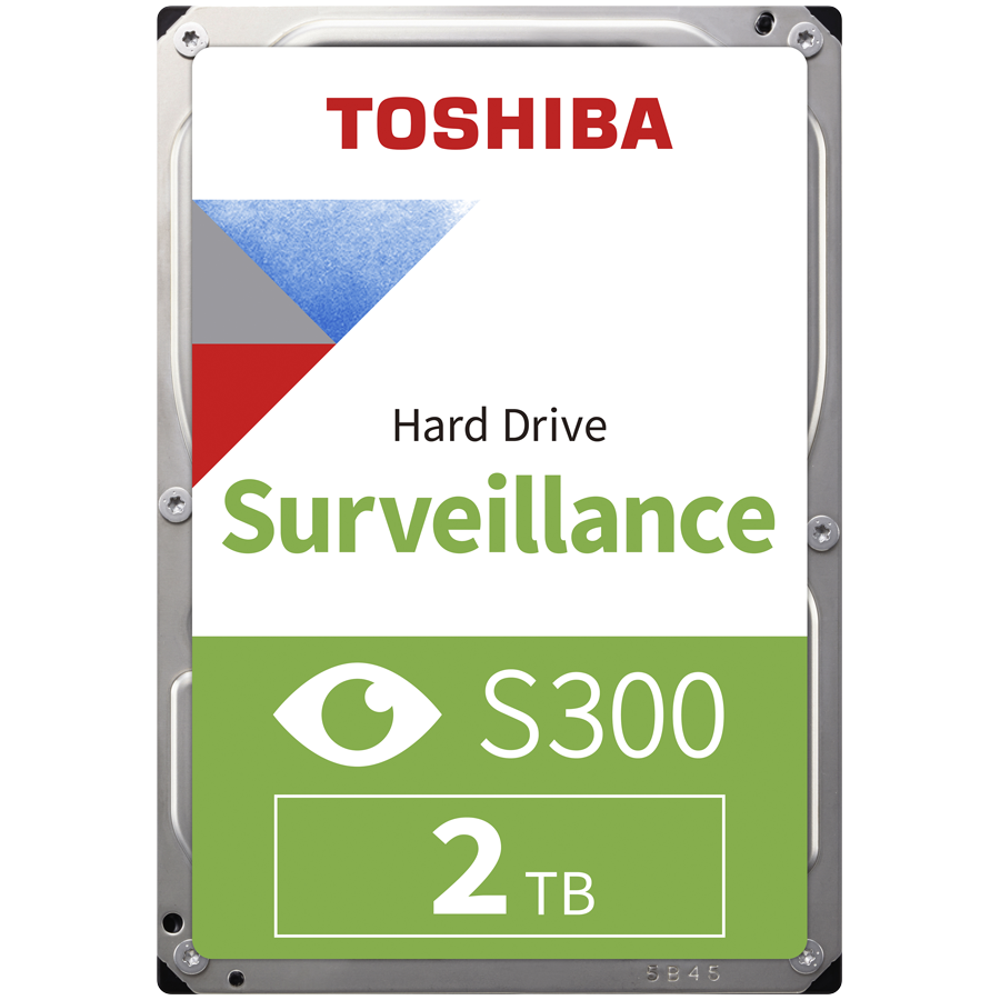 HDD Video Surveillance TOSHIBA S300 2TB SMR, 3.5'', 128MB, 5400RPM, SATA, TBW: 180 HDD Video Surveillance TOSHIBA S300 2TB SMR, 3.5'', 128MB, 5400RPM, SATA, TBW: 180 - Image 1