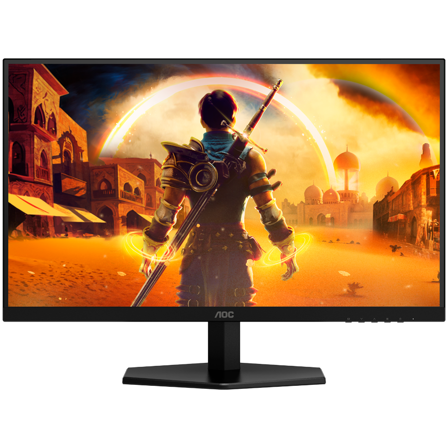 AOC Monitor Gaming 27G42E 27" Fast IPS, 1920x1080, 180Hz, 1ms (GTG), 300 cd/m2, 1000:1, Adaptive Sync, G-Sync Compatible, HDR10, 1xHDMI, 1xDP, Tilt AOC Monitor Gaming 27G42E 27" Fast IPS, 1920x1080, 180Hz, 1ms (GTG), 300 cd/m2, 1000:1, Adaptive Sync, G-Sync Compatible, HDR10, 1xHDMI, 1xDP, Tilt - Image 1