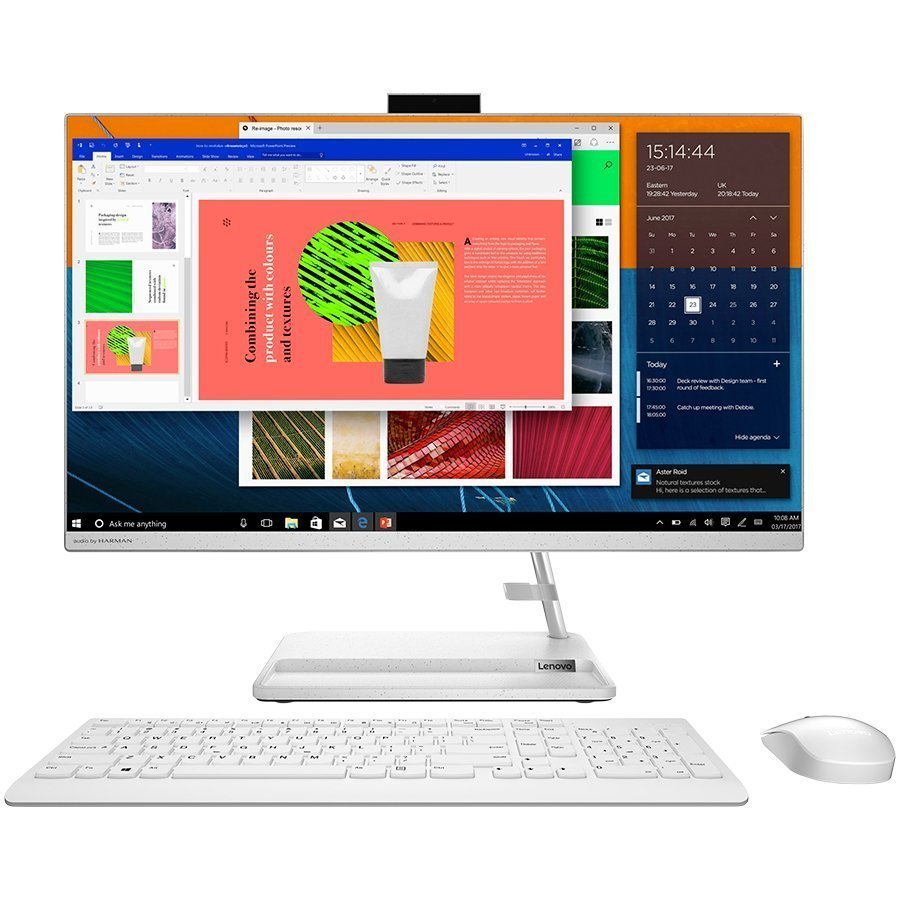Lenovo IdeaCentre AIO 27IRH9, 27" FHD Non-Touch IPS AG 100Hz,Intel i7-13620H (10C, 24MB, up to 4.9GHz) , 16GB DDR5, 1TB SSD M.2, 2x USB 2.0, 1x USB 3.2, 2x HDMI,1x RJ45,USB-C, WiFi, .2,Camera 5.0MP, 2x3W, WiFi KB/Mouse, Cloud Grey, No OS, 2Yr Lenovo IdeaCentre AIO 27IRH9, 27" FHD Non-Touch IPS AG 100Hz,Intel i7-13620H (10C, 24MB, up to 4.9GHz) , 16GB DDR5, 1TB SSD M.2, 2x USB 2.0, 1x USB 3.2, 2x HDMI,1x RJ45,USB-C, WiFi, .2,Camera 5.0MP, 2x3W, WiFi KB/Mouse, Cloud Grey, No OS, 2Yr - Image 1