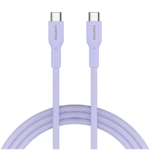 CANYON cable OnWire 60CL C-C 60W COLOR Braided 1m Purple