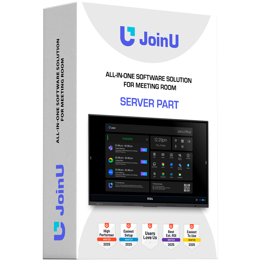 JoinU all in one Software for meeting room, server license, 1 year JoinU all in one Software for meeting room, server license, 1 year - Image 1