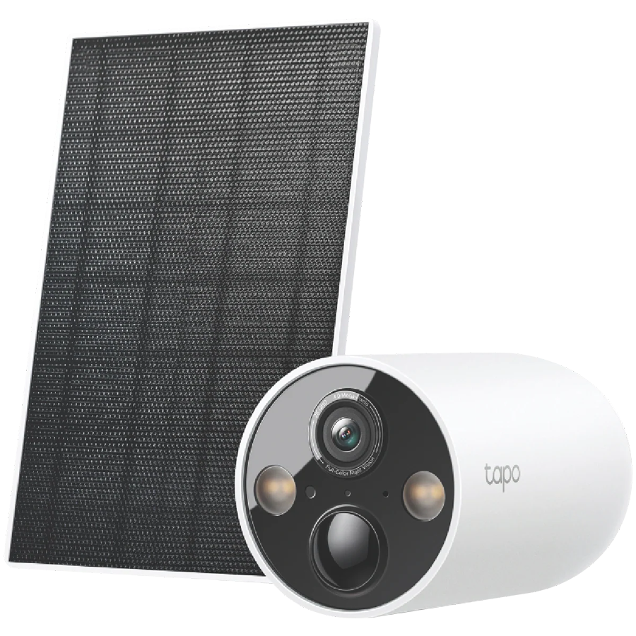 TP-Link Tapo C425 KIT, Solar Powered Security Camera Kit, 1 x Tapo C425, 1 x Tapo A201, 2K QHD ( 2650x1440), 2.4 GHz, 1000 mAh battery, Sloar panel (5.2V, 2.5W), Non Stop Power, Smart Detection TP-Link Tapo C425 KIT, Solar Powered Security Camera Kit, 1 x Tapo C425, 1 x Tapo A201, 2K QHD ( 2650x1440), 2.4 GHz, 1000 mAh battery, Sloar panel (5.2V, 2.5W), Non Stop Power, Smart Detection - Image 1
