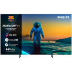 Philips 77OLED820/12 4K OLED GOOGLE TV, 3-side AMBILIGHT, 144 Hz, Procesor P5 AI Perfect, 194 cm (77"), Dolby Vision and Dolby Atmos