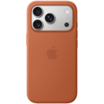 iPhone 17 Pro Silicone Case with MagSafe - Terra Cotta,Model A3559