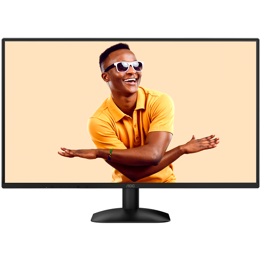 AOC Monitor 27B31H 27" IPS, 1920x1080, 120Hz, 1ms MPRT, 300 cd/m2, 1500:1, Adaptive Sync, VGA, HDMI, Tilt, Black, VESA, 3y AOC Monitor 27B31H 27" IPS, 1920x1080, 120Hz, 1ms MPRT, 300 cd/m2, 1500:1, Adaptive Sync, VGA, HDMI, Tilt, Black, VESA, 3y - Image 1