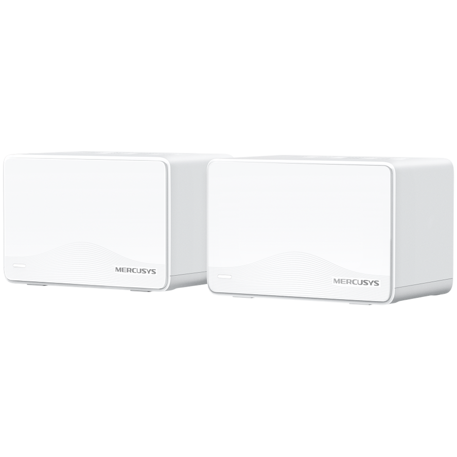 Mercusys Halo H25BE (2-Pack) BE3600 Whole Home Mesh Wi-Fi 7 System, 688 Mbps at 2.4 GHz + 2880 Mbps at 5 GHz, Internal Antennas, 3x Gigabit Ports per Unit (WAN/LAN auto-sensing), MLO, 4096-QAM, OFDMA, MERCUSYS APP, Router/AP Mode, 460m2 coverage Mercusys Halo H25BE (2-Pack) BE3600 Whole Home Mesh Wi-Fi 7 System, 688 Mbps at 2.4 GHz + 2880 Mbps at 5 GHz, Internal Antennas, 3x Gigabit Ports per Unit (WAN/LAN auto-sensing), MLO, 4096-QAM, OFDMA, MERCUSYS APP, Router/AP Mode, 460m2 coverage - Image 1