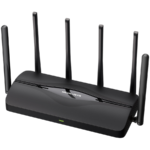 Mercusys MR37BE BE6500 Dual-Band Wi-Fi 7 Router, 688 Mbps at 2.4 GHz + 5760 Mbps at 5 GHz, 6x Ext. Antennas,  1x 2.5 Gbps WAN port + 1x 2.5 Gbps LAN port + 2x Gigabit LAN ports, MLO, 4096-QAM, OFDMA, HE160, Router/Access Point Mode, MU-MIMO