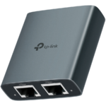 TP-Link EH210 1 to 2 Gigabit Ethernet Splitter, 3 x RJ45 1Gbps Ports, 1 x USB-C Power Supply Port, Aluminum Alloy Case, Plug and Play, Fast Heat Dissipation, Wide compatibility, Compact and Portable