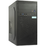 Inter-Tech PC Chassis IT-6516 Ripple, mATX, 1x 5.25" external, 2x 3.5" int. and ext., 3x 2.5" internal, 2x USB 3.2, 2x USB-C, mATX MB, ATX PSU, 175 x 365 x 355mm (WxDxH), Dark Gray