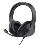 Trust Ayda MAX USB slušalice,over-head, žičane, USB-C,USB-A, stereo, crne