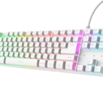 Trust GXT833 THADO tastatura, žičana, bijela, TKL, gaming