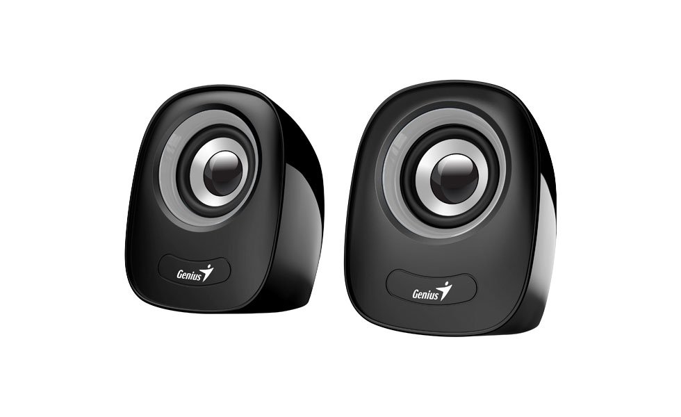 Genius zvučnici SP-Q160 sivi 2.0, 6 W, 3.5 mm jack, USB power Genius zvučnici SP-Q160 sivi 2.0, 6 W, 3.5 mm jack, USB power - Image 1