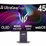 LG 45" WQHD OLED RGB Monitor800R, 3440x1440, 240Hz, 275cd0.03ms, DP, 2xHDMI, Type-C 65W, Speakers