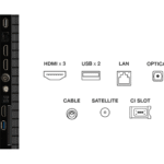TCL 75"P7K 4K QLED TV 60HzGoogle TV; HDR multi-format;HVA Panel; Game Master; Dolby Atmos;