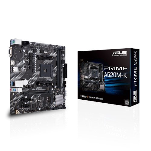 ASUS MB PRIME A520M-KAMD A520;AM4;2xDDR4VGA,HDMI;RAID;micro ATX ASUS MB PRIME A520M-KAMD A520;AM4;2xDDR4VGA,HDMI;RAID;micro ATX - Image 1