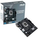 ASUS PRIME H610M-R-SILGA 1700, 2x DDR5,1x M.2,6xUSB 1x DP, 1x VGA, 1x HDMI, mATX