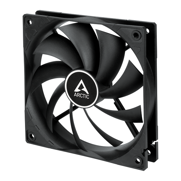 Arctic Fan F12 PWM PST (Black)120 mm PWM Case Fan Arctic Fan F12 PWM PST (Black)120 mm PWM Case Fan - Image 1