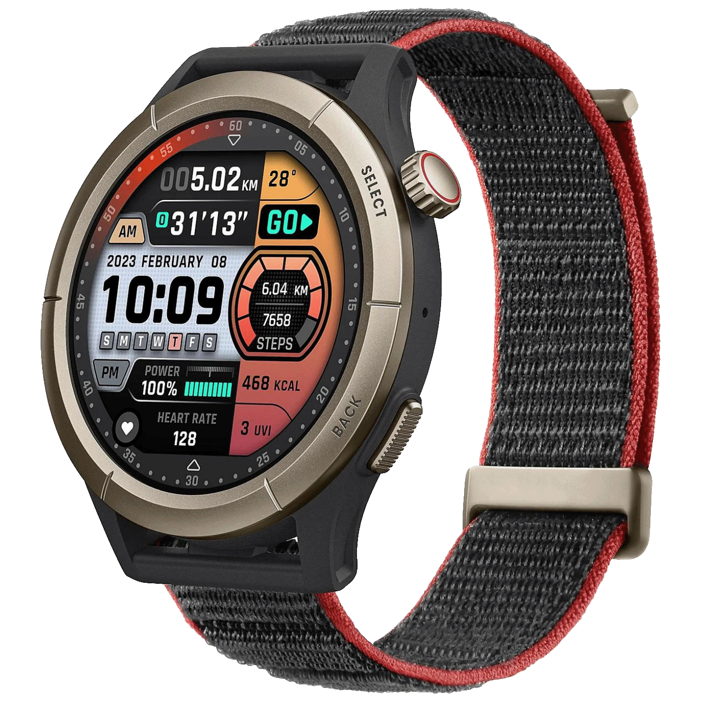 Amazfit Pametni sat, 1.45" AMOLED, vodootporan 5ATM, BT, GPS - Cheetah Pro Black Amazfit Pametni sat, 1.45" AMOLED, vodootporan 5ATM, BT, GPS - Cheetah Pro Black - Image 1
