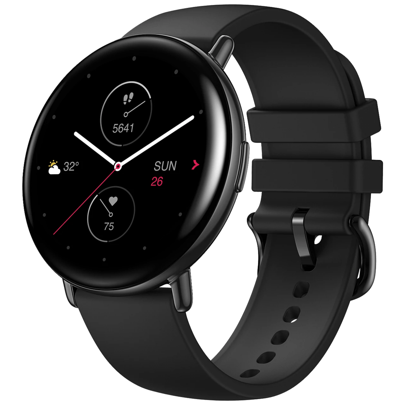 Amazfit SAT pametni, 1.28" AMOLED, vodootporan 5ATM,BT - Zepp E (round) Onyx Black Amazfit SAT pametni, 1.28" AMOLED, vodootporan 5ATM,BT - Zepp E (round) Onyx Black - Image 1