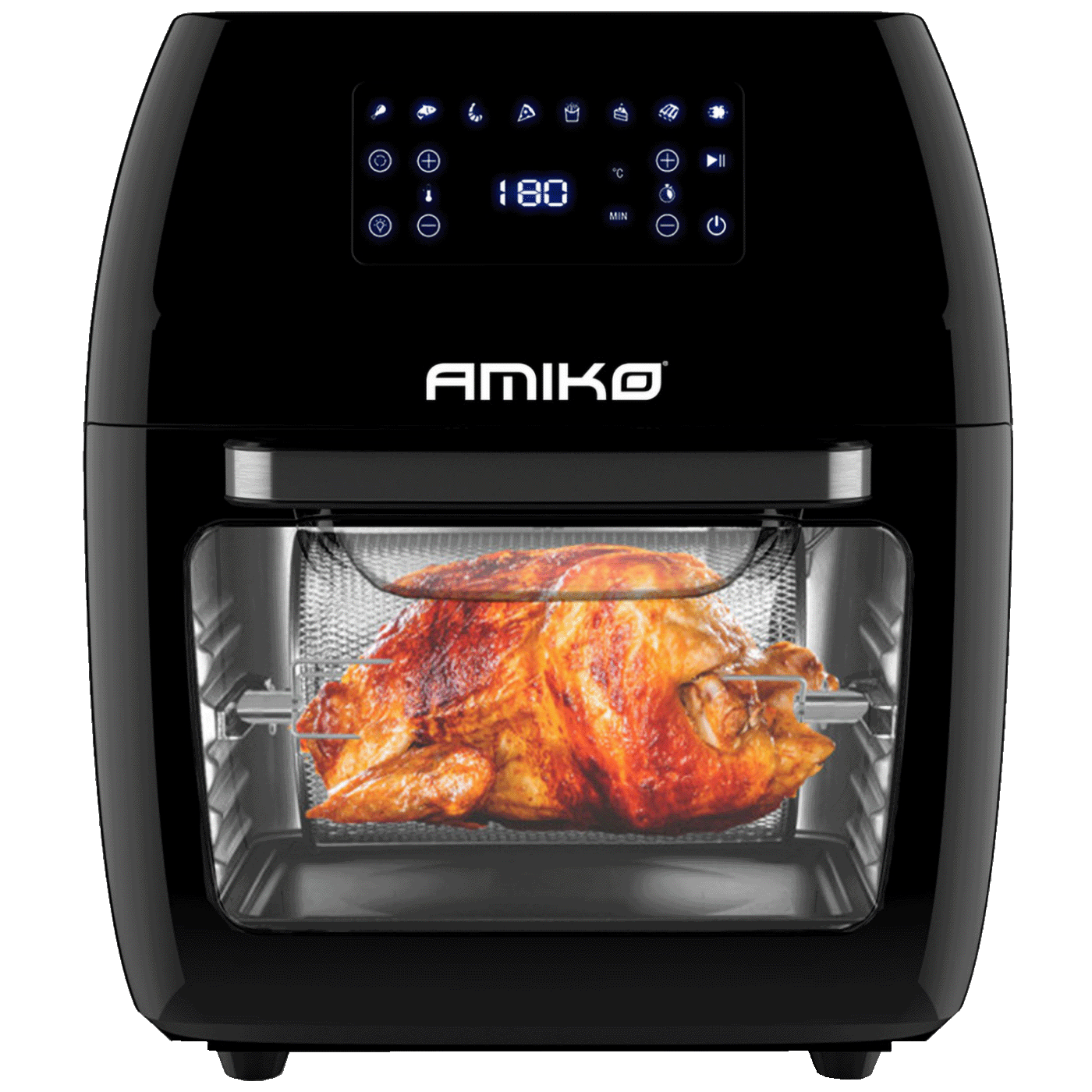 Amiko Friteza na vrući zrak sa grilom, 1700W, zapremina 12 lit. - A80 Amiko Friteza na vrući zrak sa grilom, 1700W, zapremina 12 lit. - A80 - Image 1