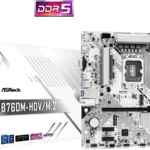 ASROCK MB B760-HDV/M.2B760, LGA1700, 2xDDR5, 2xM.24xSATA,RAID,HDMI,DP,VGA,MicroATX, White