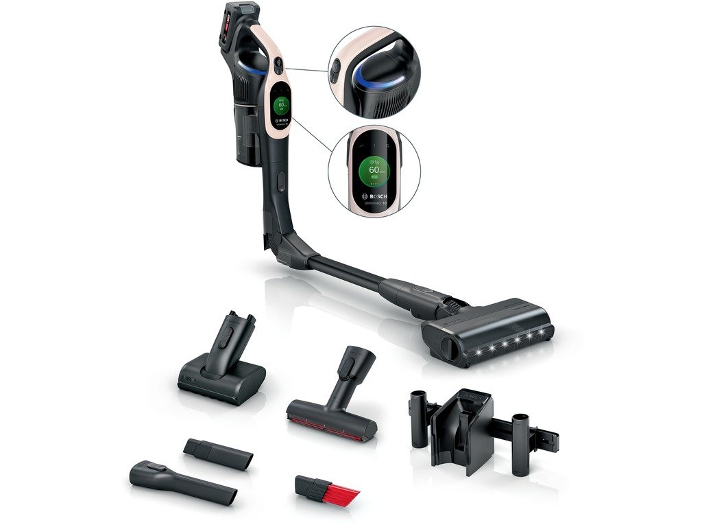 BOSCH Akumulatorski usisavačSerie 10 | UNLIMITED,ROZA1 Baterija, 80 minuta ECO rada BOSCH Akumulatorski usisavačSerie 10 | UNLIMITED,ROZA1 Baterija, 80 minuta ECO rada - Image 1