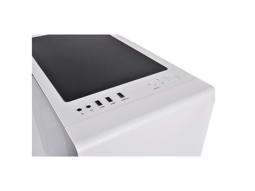 Thermaltake S100 White Micro Micro case, tempered glass, 1x 120mm fan Thermaltake S100 White Micro Micro case, tempered glass, 1x 120mm fan - Image 1