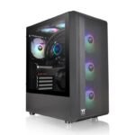 Thermaltake S200 TG ARGB Mid tower case, 3x ARGB 120mm Lite fan